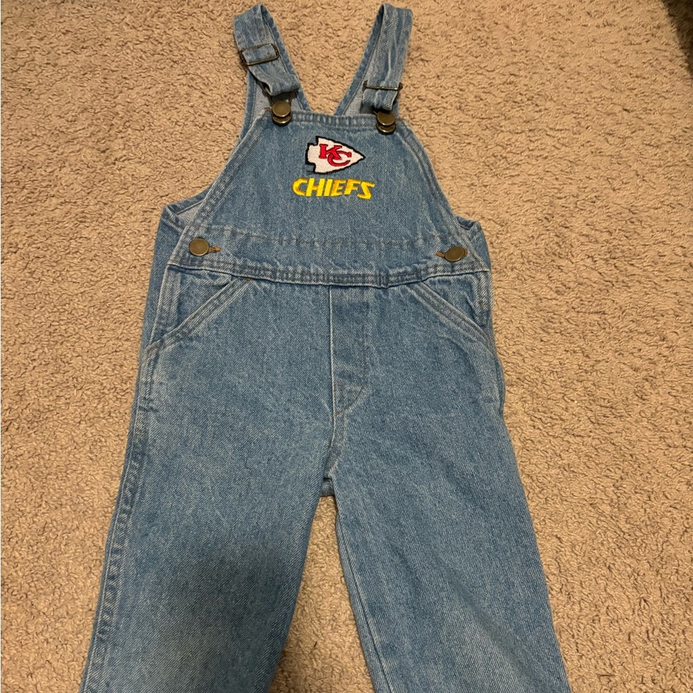 Vintage Brandon Sportwear Chiefs Logo Overalls